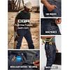 imageCQR Mens Quick Dry Work Pants Water Resistant Outdoor Tactical Pants Lightweight Stretch Cargo Hiking PantsFrontline Police Navy
