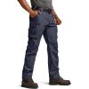 imageCQR Mens Quick Dry Work Pants Water Resistant Outdoor Tactical Pants Lightweight Stretch Cargo Hiking PantsFrontline Police Navy