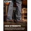 imageCQR Mens Quick Dry Work Pants Water Resistant Outdoor Tactical Pants Lightweight Stretch Cargo Hiking PantsLumber Charcoal