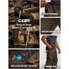 imageCQR Mens Quick Dry Work Pants Water Resistant Outdoor Tactical Pants Lightweight Stretch Cargo Hiking PantsLumber Dark Brown