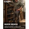 imageCQR Mens Quick Dry Work Pants Water Resistant Outdoor Tactical Pants Lightweight Stretch Cargo Hiking PantsLumber Dark Brown
