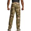 imageCQR Mens Quick Dry Work Pants Water Resistant Outdoor Tactical Pants Lightweight Stretch Cargo Hiking PantsPrint Work Pants Utility Camo