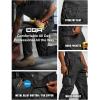 imageCQR Mens Quick Dry Work Pants Water Resistant Outdoor Tactical Pants Lightweight Stretch Cargo Hiking PantsWork Pants Black
