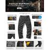 imageCQR Mens Quick Dry Work Pants Water Resistant Outdoor Tactical Pants Lightweight Stretch Cargo Hiking PantsWork Pants Black