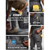 imageCQR Mens Quick Dry Work Pants Water Resistant Outdoor Tactical Pants Lightweight Stretch Cargo Hiking PantsWork Pants Charcoal