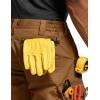 imageCQR Mens Quick Dry Work Pants Water Resistant Outdoor Tactical Pants Lightweight Stretch Cargo Hiking PantsWork Pants Copper Brown