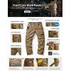 imageCQR Mens Quick Dry Work Pants Water Resistant Outdoor Tactical Pants Lightweight Stretch Cargo Hiking PantsWork Pants Cougar