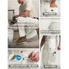 imageCQR Mens Quick Dry Work Pants Water Resistant Outdoor Tactical Pants Lightweight Stretch Cargo Hiking PantsWork Pants Frosted White