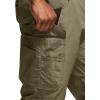imageCQR Mens Quick Dry Work Pants Water Resistant Outdoor Tactical Pants Lightweight Stretch Cargo Hiking PantsWork Pants Soil Green