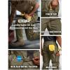 imageCQR Mens Quick Dry Work Pants Water Resistant Outdoor Tactical Pants Lightweight Stretch Cargo Hiking PantsWork Pants Soil Green