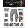 imageCQR Mens Quick Dry Work Pants Water Resistant Outdoor Tactical Pants Lightweight Stretch Cargo Hiking PantsWork Pants Stone