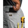 imageCQR Mens Quick Dry Work Pants Water Resistant Outdoor Tactical Pants Lightweight Stretch Cargo Hiking PantsWork Pants Stone
