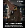 imageCQR Mens Quick Dry Work Pants Water Resistant Outdoor Tactical Pants Lightweight Stretch Cargo Hiking PantsWork Pants Tundra