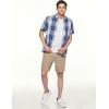 imageCQR Mens Regular Fit Short Sleeve Shirts 100 Cotton ButtonUp Casual Poplin ShirtShort Sleeve Poplin Harbor Blue