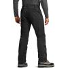 imageCQR Mens Softshell Fleece Lined Winter Hiking Pants Water Resistant Insulated Thermal Outdoor Tactical Warm Snow Ski PantsTeton Alpha Black