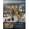 imageCQR Mens Softshell Fleece Lined Winter Hiking Pants Water Resistant Insulated Thermal Outdoor Tactical Warm Snow Ski PantsTeton Alpha Cougar