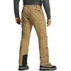imageCQR Mens Softshell Fleece Lined Winter Hiking Pants Water Resistant Insulated Thermal Outdoor Tactical Warm Snow Ski PantsTeton Alpha Cougar