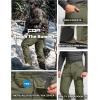 imageCQR Mens Softshell Fleece Lined Winter Hiking Pants Water Resistant Insulated Thermal Outdoor Tactical Warm Snow Ski PantsTeton Alpha Soil Green