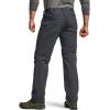 imageCQR Mens Softshell Fleece Lined Winter Hiking Pants Water Resistant Insulated Thermal Outdoor Tactical Warm Snow Ski PantsTeton Charcoal