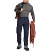 imageCQR Mens Softshell Fleece Lined Winter Hiking Pants Water Resistant Insulated Thermal Outdoor Tactical Warm Snow Ski PantsTeton Operator Navy