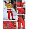 imageCQR Mens Softshell Fleece Lined Winter Hiking Pants Water Resistant Insulated Thermal Outdoor Tactical Warm Snow Ski PantsTeton Rescue Orange