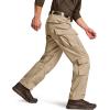 imageCQR Mens Tactical Combat Cargo Pants Water Resistant Ripstop Military Outdoor Hiking Work ApparelKhaki
