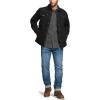 imageCQR Mens Twill All Cotton Flannel Lined Shirt Jacket Soft Brushed Outdoor Shirt JacketTwill Shirt Jacket Black Yellow