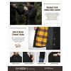 imageCQR Mens Twill All Cotton Flannel Lined Shirt Jacket Soft Brushed Outdoor Shirt JacketTwill Shirt Jacket Black Yellow