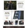 imageCQR Mens Twill All Cotton Flannel Lined Shirt Jacket Soft Brushed Outdoor Shirt JacketTwill Shirt Jacket Charcoal Pacific