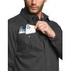 imageCQR Mens Twill All Cotton Flannel Lined Shirt Jacket Soft Brushed Outdoor Shirt JacketTwill Shirt Jacket Charcoal Pacific