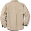 imageCQR Mens Twill All Cotton Flannel Lined Shirt Jacket Soft Brushed Outdoor Shirt JacketTwill Shirt Jacket Khaki