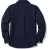 imageCQR Mens Twill All Cotton Flannel Lined Shirt Jacket Soft Brushed Outdoor Shirt JacketTwill Shirt Jacket Navy