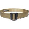 imageCQR Tactical Belt Military Style Heavy Duty Belt Webbing EDC QuickRelease BucklePlastic Flip Tab Khaki