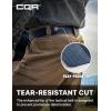 imageCQR Tactical Belt Military Style Heavy Duty Belt Webbing EDC QuickRelease BucklePlastic Flip Tab Police Navy