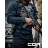 imageCQR Tactical Belt Military Style Heavy Duty Belt Webbing EDC QuickRelease BucklePlastic Flip Tab Police Navy