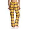 imageCQR Womens 100 Cotton Flannel Plaid Pajama Pants Brushed Soft Lounge ampamp Sleepwear PJ Bottoms with PocketsFlannel Pants Yellow Cat
