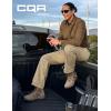 imageCQR Womens Flex Stretch Tactical Pants Outdoor Hiking Pants with Pockets Water Resistant Ripstop Work PantsKhaki