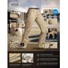 imageCQR Womens Flex Stretch Tactical Pants Outdoor Hiking Pants with Pockets Water Resistant Ripstop Work PantsSub Rosa Alamo Khaki