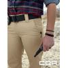 imageCQR Womens Flex Stretch Tactical Pants Outdoor Hiking Pants with Pockets Water Resistant Ripstop Work PantsSub Rosa Alamo Khaki
