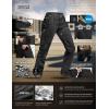 imageCQR Womens Flex Stretch Tactical Pants Outdoor Hiking Pants with Pockets Water Resistant Ripstop Work PantsSub Rosa Black