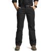 imageCQR Womens Flex Stretch Tactical Pants Outdoor Hiking Pants with Pockets Water Resistant Ripstop Work PantsSub Rosa Black