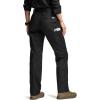 imageCQR Womens Flex Stretch Tactical Pants Outdoor Hiking Pants with Pockets Water Resistant Ripstop Work PantsSub Rosa Black