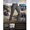 imageCQR Womens Flex Stretch Tactical Pants Outdoor Hiking Pants with Pockets Water Resistant Ripstop Work PantsSub Rosa Charcoal