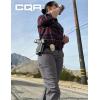 imageCQR Womens Flex Stretch Tactical Pants Outdoor Hiking Pants with Pockets Water Resistant Ripstop Work PantsSub Rosa Charcoal