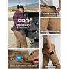 imageCQR Womens Flex Stretch Tactical Pants Outdoor Hiking Pants with Pockets Water Resistant Ripstop Work PantsSub Rosa Cougar