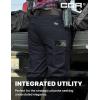 imageCQR Womens Flex Stretch Tactical Pants Outdoor Hiking Pants with Pockets Water Resistant Ripstop Work PantsSub Rosa Operator Navy