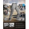 imageCQR Womens Flex Stretch Tactical Pants Outdoor Hiking Pants with Pockets Water Resistant Ripstop Work PantsSub Rosa Stone
