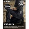 imageCQR Womens Flex Stretch Tactical Pants Water Resistant Ripstop Cargo Work Pants with Pockets for Outdoor ampamp HikingCaptain Black