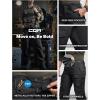 imageCQR Womens Flex Stretch Tactical Pants Water Resistant Ripstop Cargo Work Pants with Pockets for Outdoor ampamp HikingCaptain Black