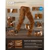 imageCQR Womens Flex Stretch Tactical Pants Water Resistant Ripstop Cargo Work Pants with Pockets for Outdoor ampamp HikingCaptain Copper Brown